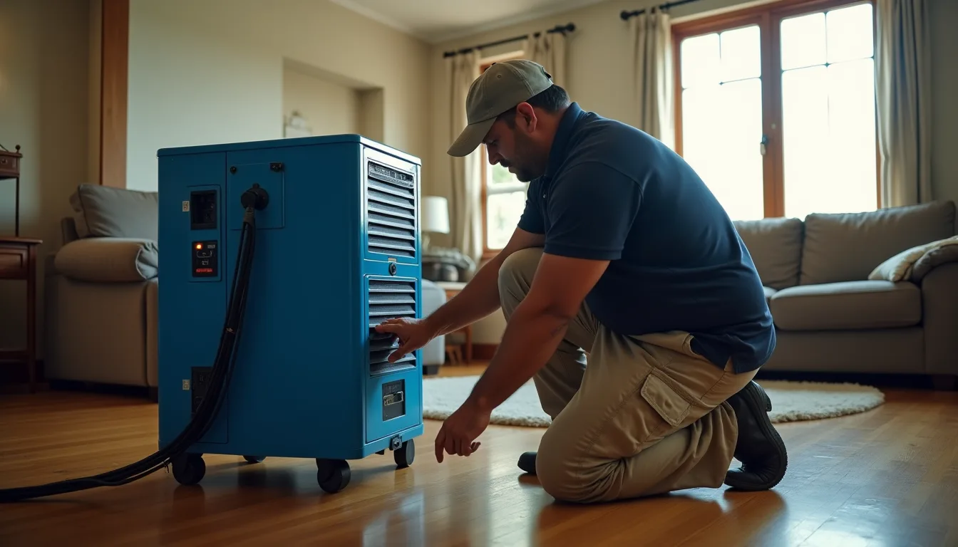 Water damage restoration service